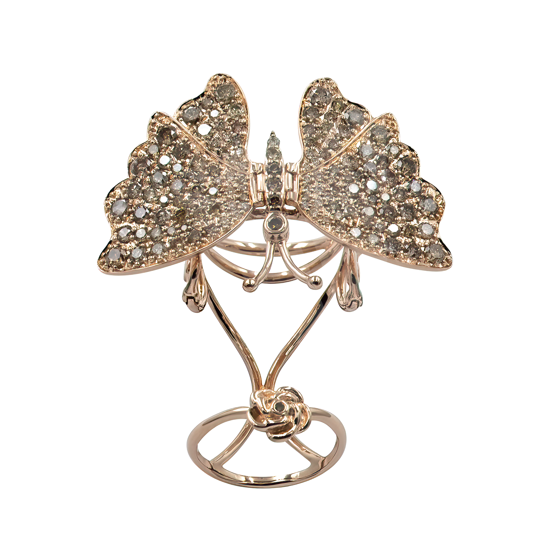 Flutter Butterfly Ring