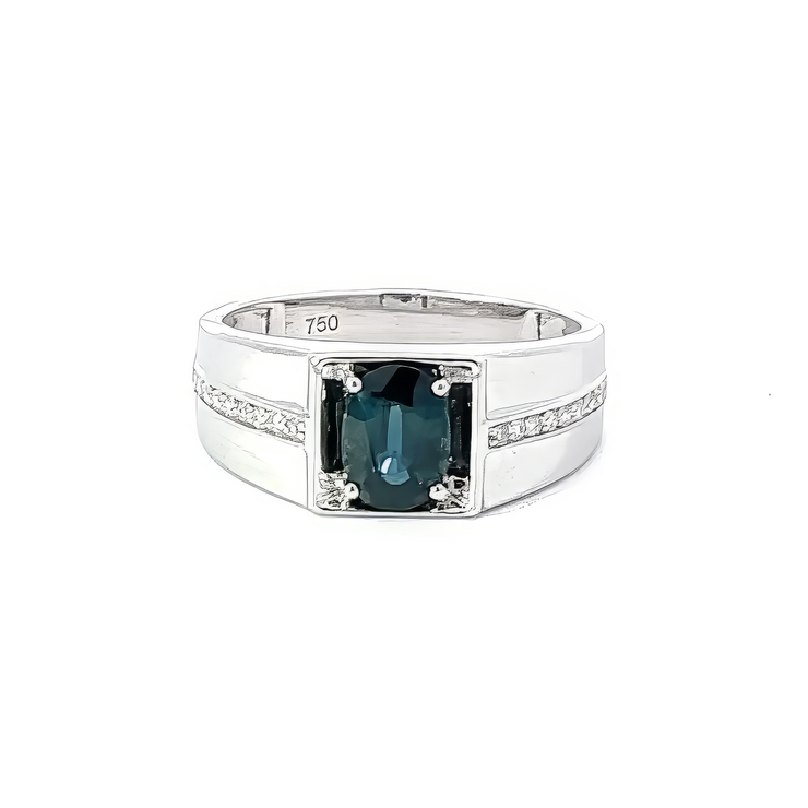 Blue Horizon Diamond Ring