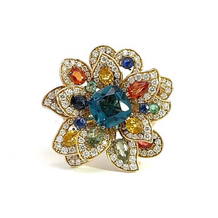 Ocean Flower Ring