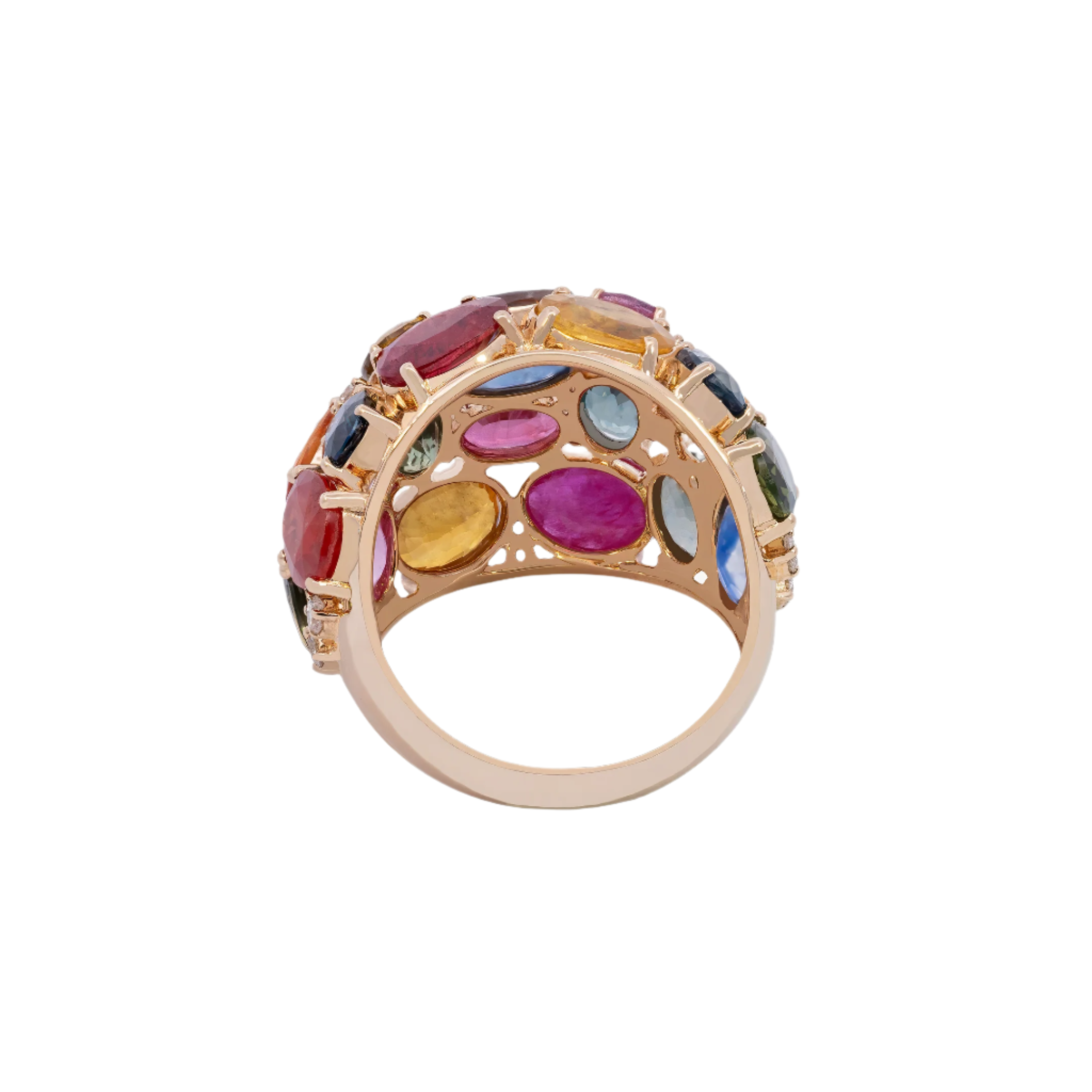 Rainbow Mosaic Ring